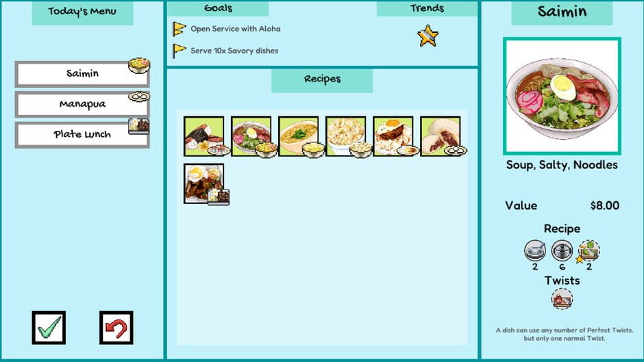 Kitchen Sync: Aloha! Screenshot