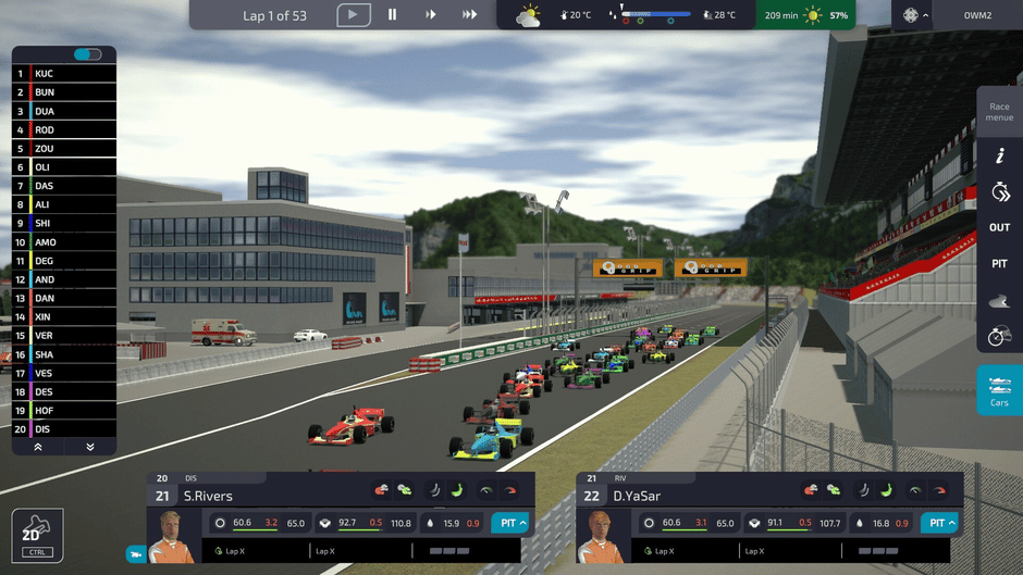 Open Wheel Manager 2 Screenshot