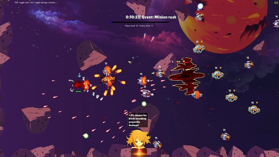 สกรีนช็อตจาก Spaceship Survivors (รูปที่ 3)