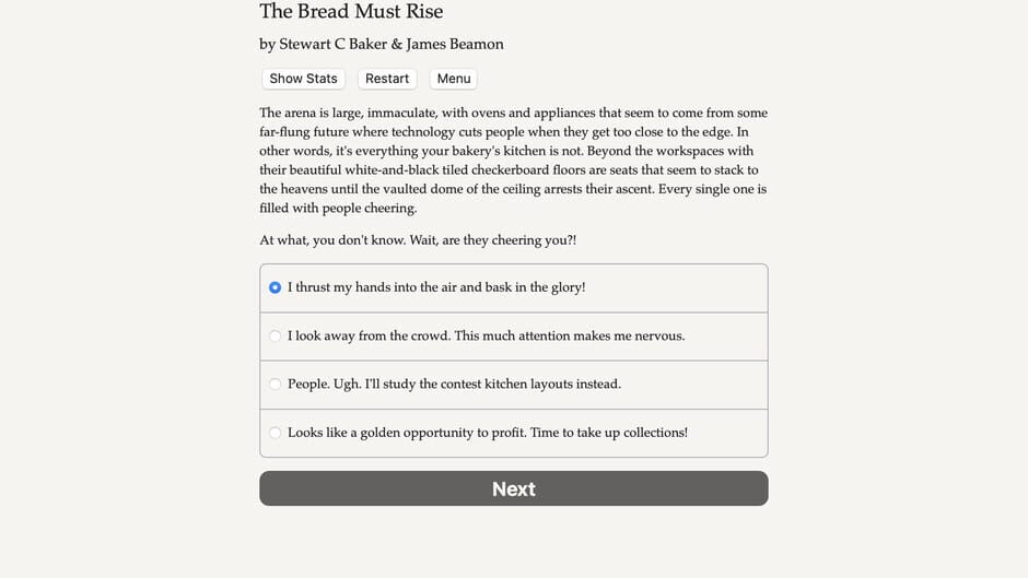 The Bread Must Rise Screenshot