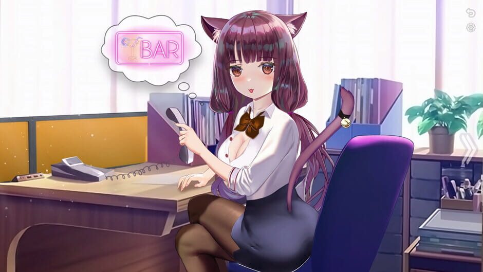 สกรีนช็อตจาก Neko Office: Nightlife Adventures (รูปที่ 4)