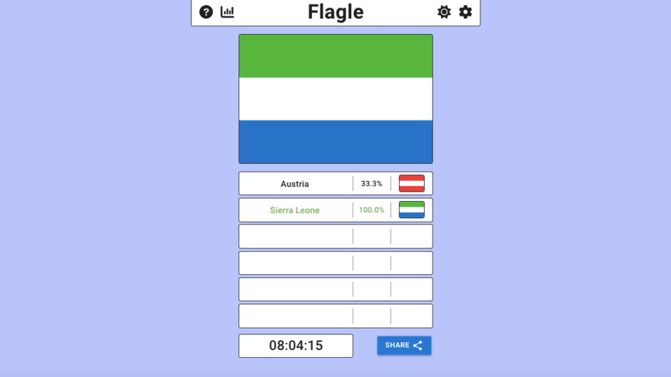 Flagle Screenshot