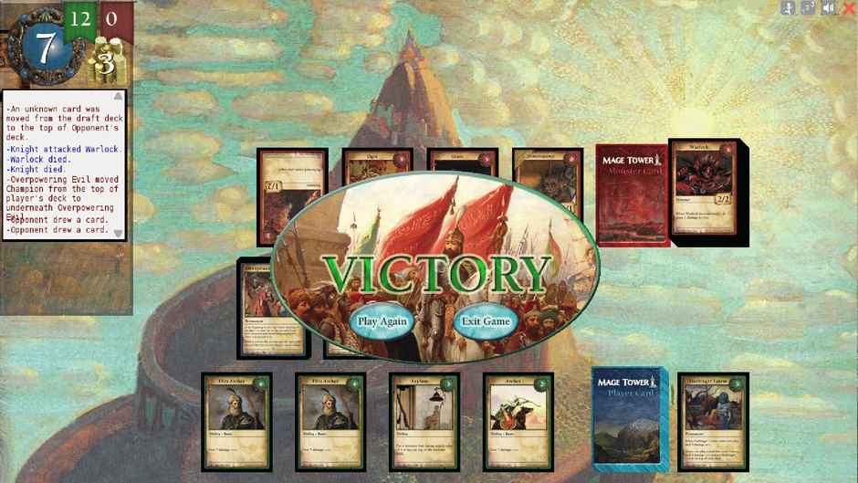 Mage Tower, A Tower Defense Card Game Screenshot