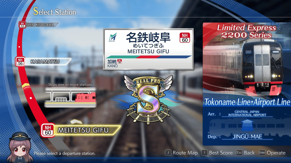 Japanese Rail Sim: Operating the Meitetsu Line Screenshot