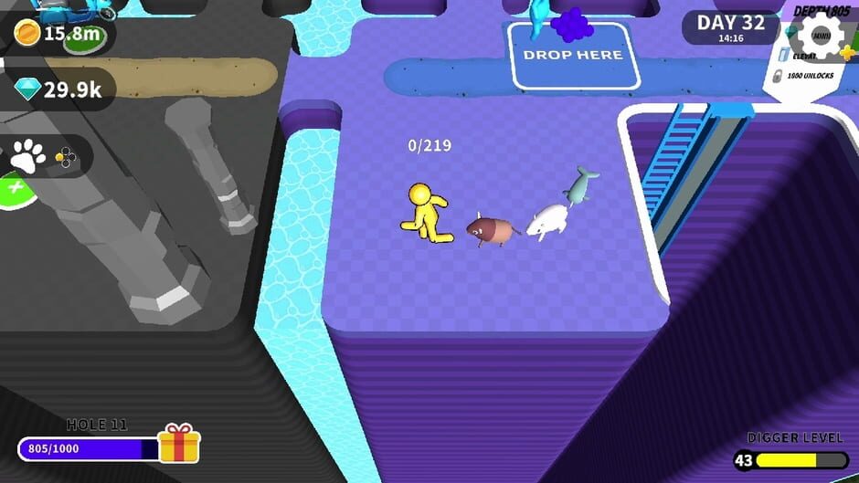 Dig Deep: Chunky Pets Screenshot