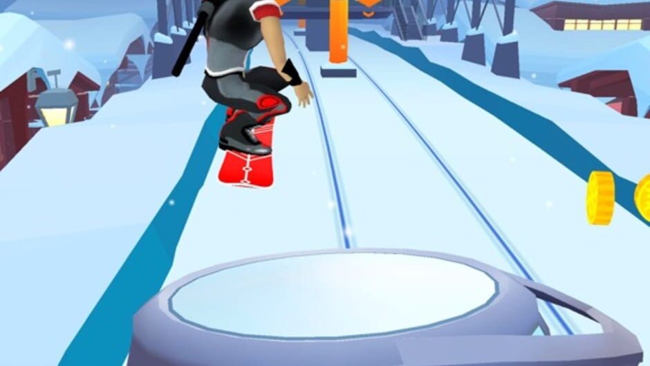 สกรีนช็อตจาก SnowRacer: Ramps (รูปที่ 4)