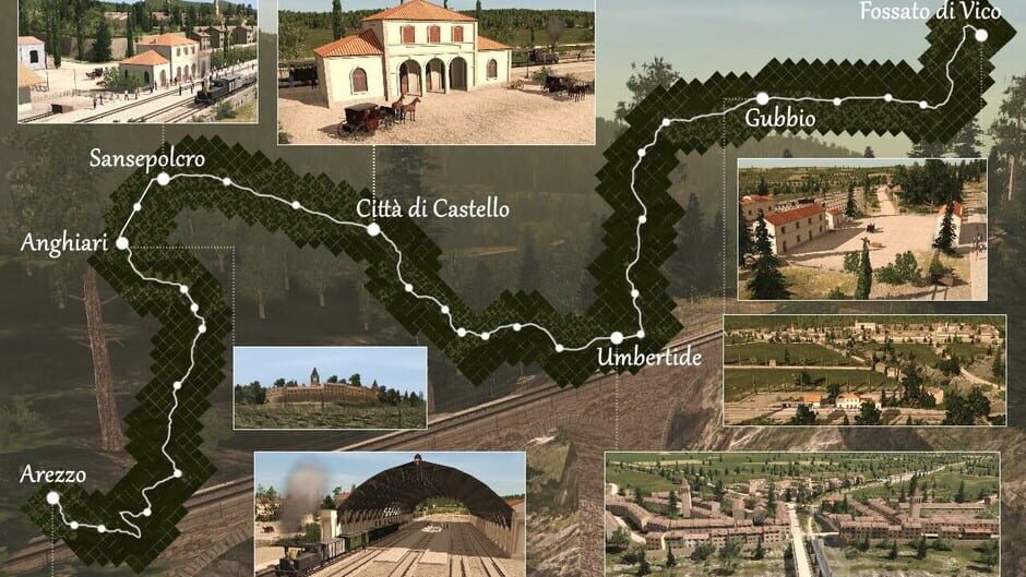 Trainz 2022: Ferrovia Appennino Centrale 1899 Screenshot