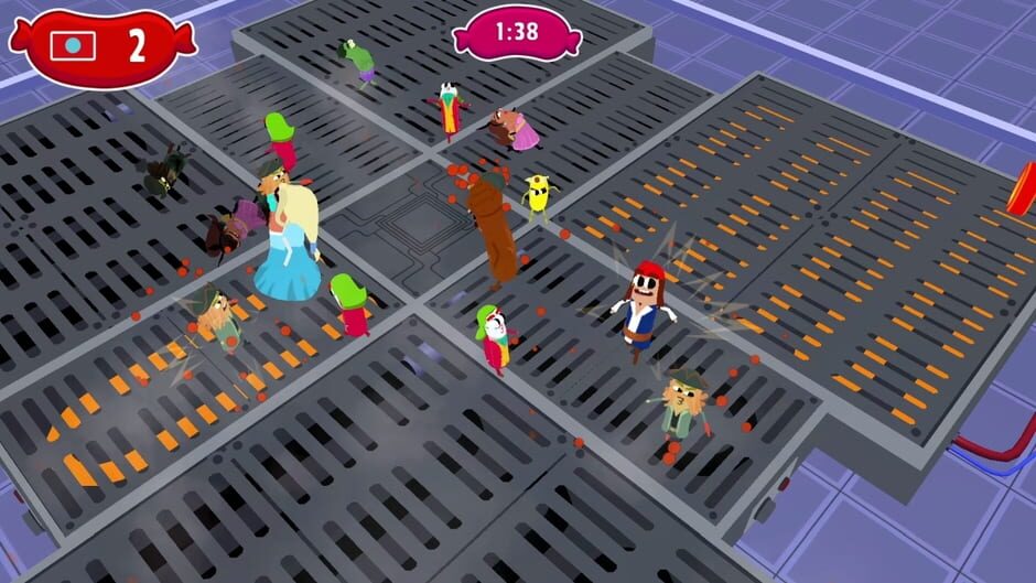 Sausage Wars: Burning Death Screenshot