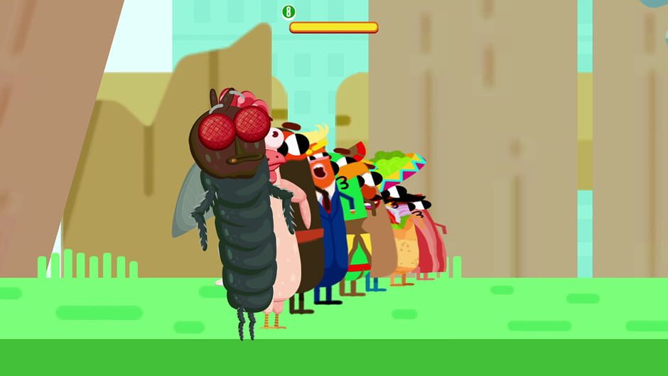 Run Sausage Run: Coins, Bugs and Chicken Screenshot
