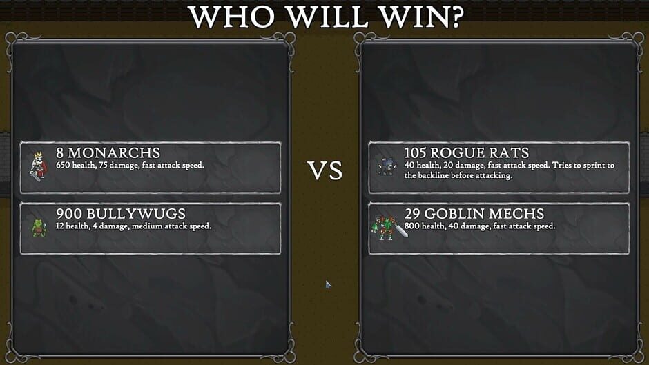 Behold Battle Screenshot