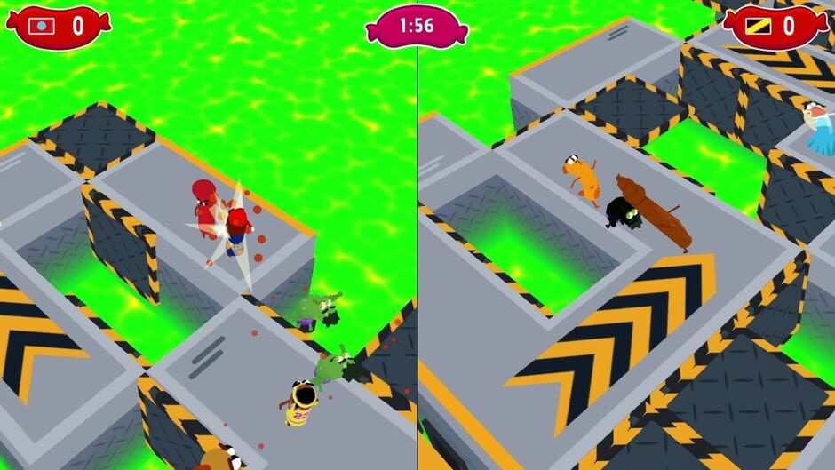 Sausage Wars: Trapdoor Hell Screenshot