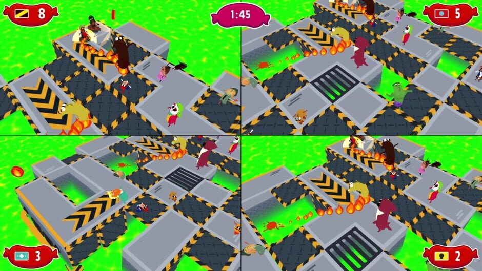 Sausage Wars: Trapdoor Hell Screenshot