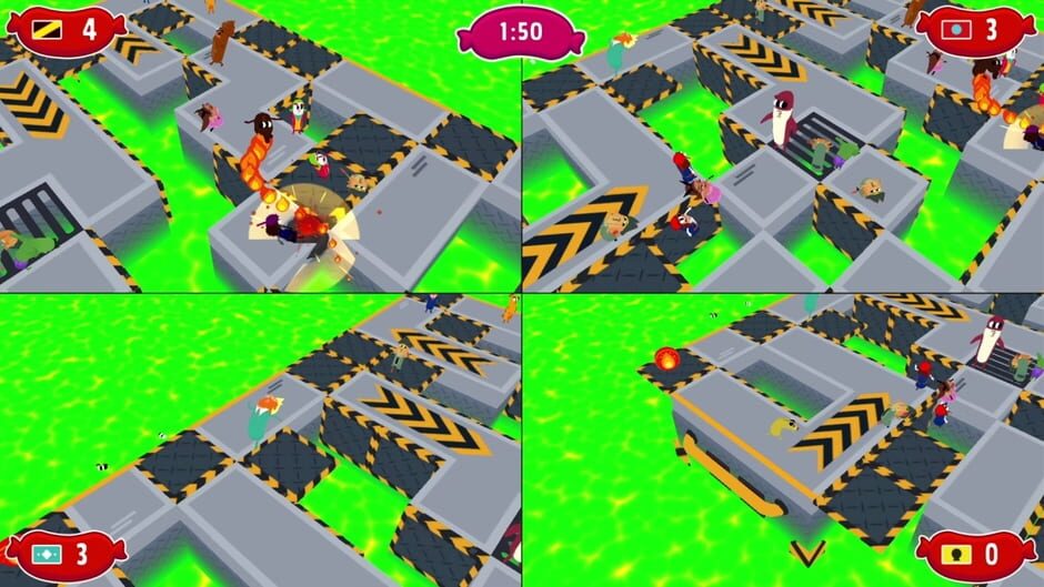 Sausage Wars: Trapdoor Hell Screenshot