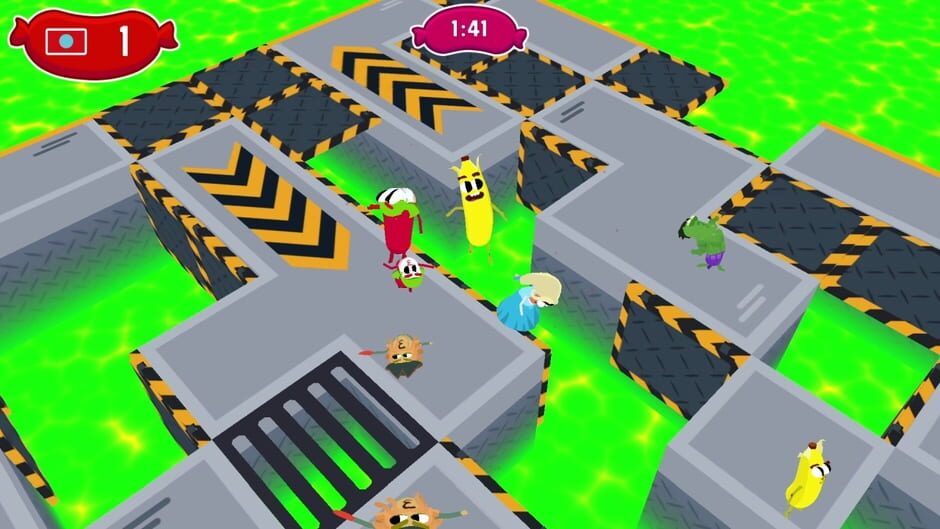 Sausage Wars: Trapdoor Hell Screenshot