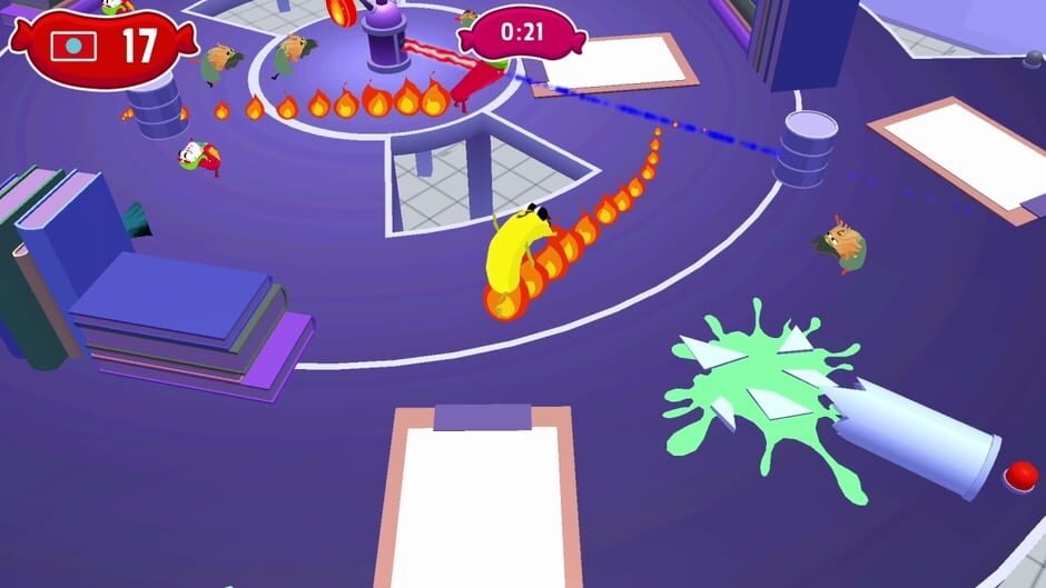 Sausage Wars: Laser Massacre Screenshot