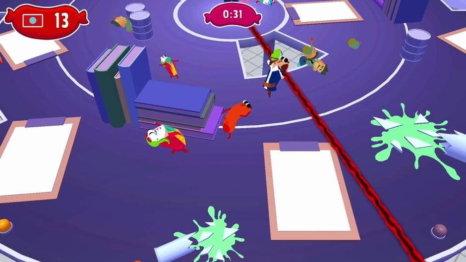 Sausage Wars: Laser Massacre Screenshot