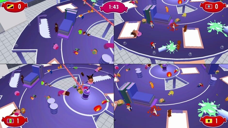 Sausage Wars: Laser Massacre Screenshot