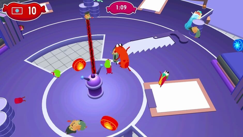 Sausage Wars: Laser Massacre Screenshot