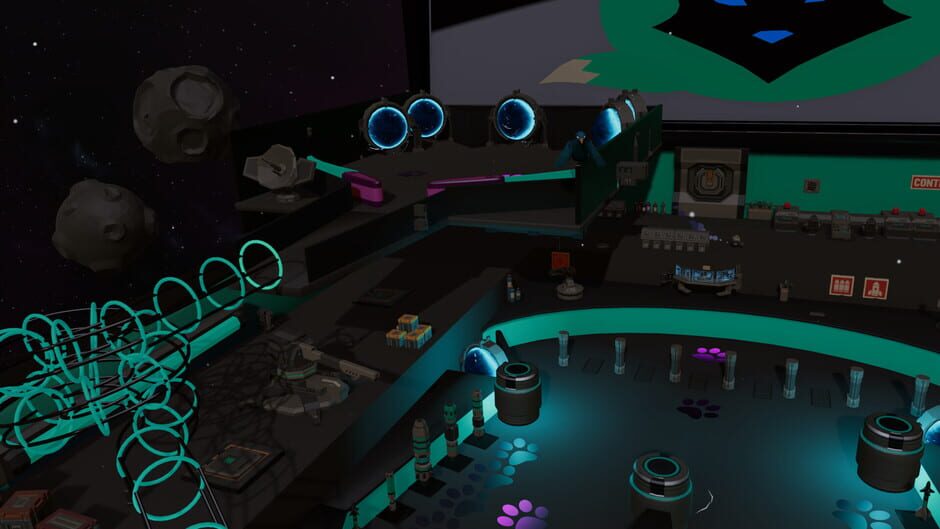 สกรีนช็อตจาก Roxy Raccoon's Pinball Panic: Space Spectacular (รูปที่ 2)