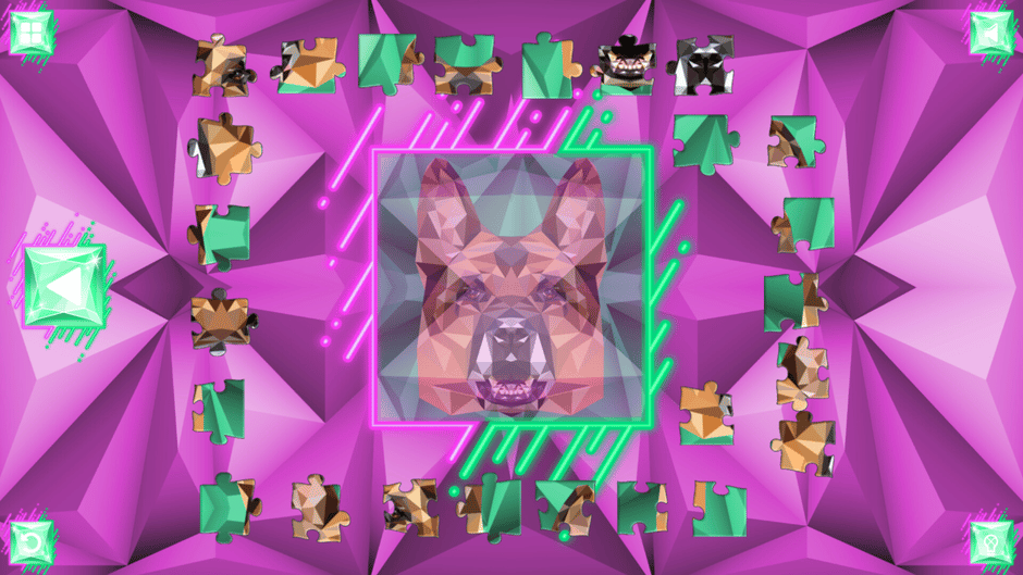 Poly Jigsaw: Dogs Screenshot