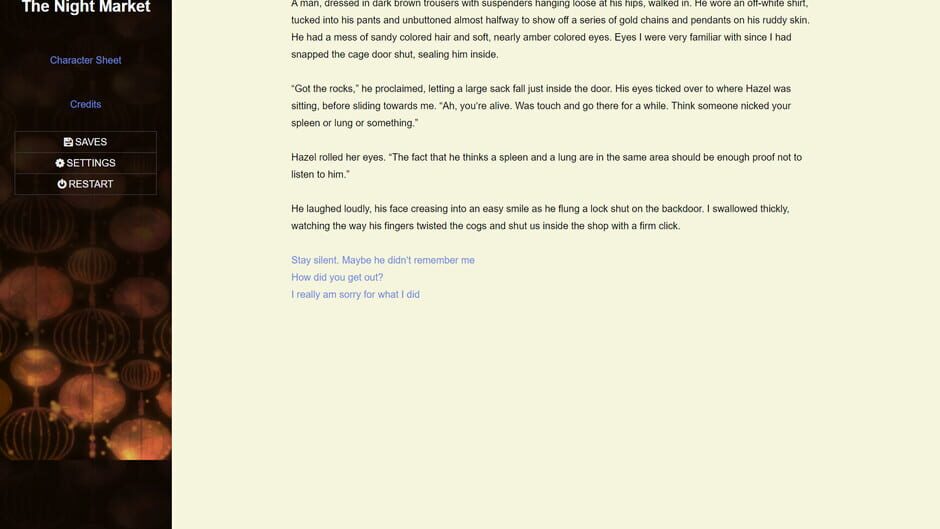 The Night Market Screenshot