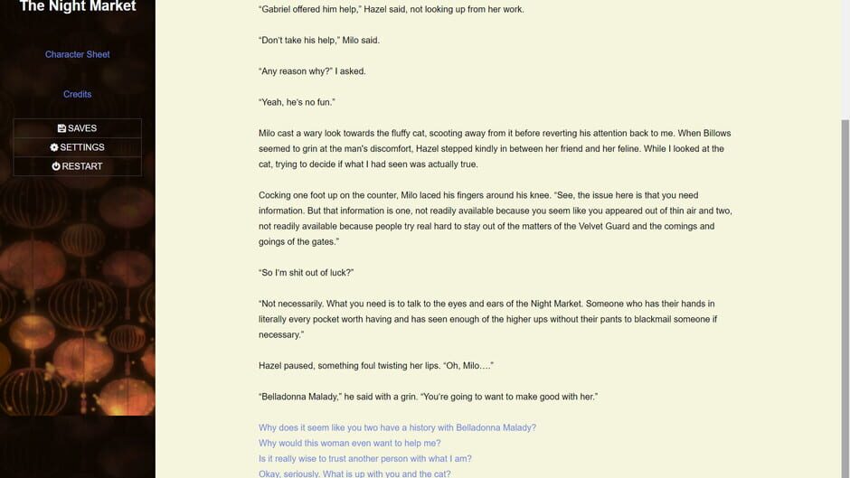 The Night Market Screenshot