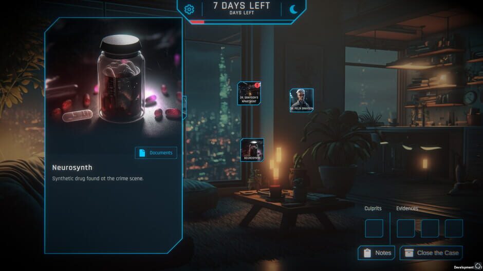 สกรีนช็อตจาก NoirNet: The Neon Enigma (รูปที่ 3)