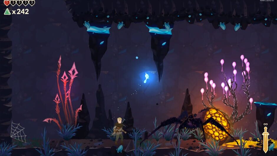 Leif's Adventure: Netherworld Hero Screenshot