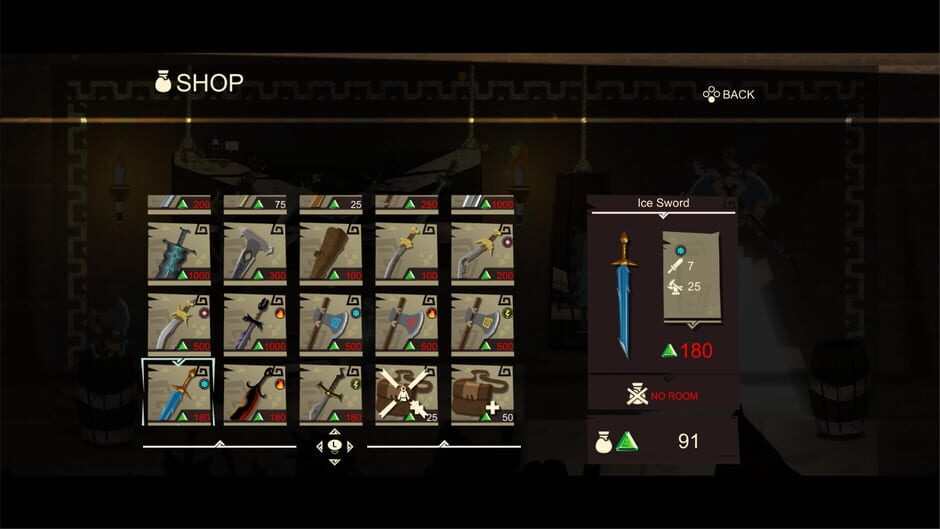 Leif's Adventure: Netherworld Hero Screenshot