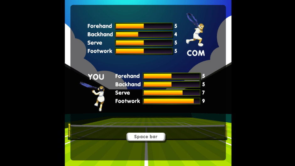 Tennis Game Screenshot