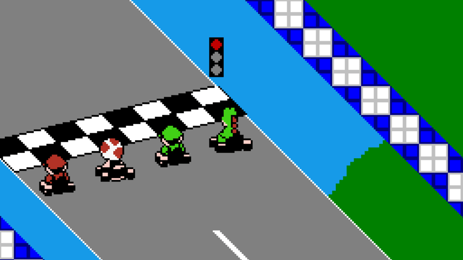 Super Mario Kart NES Screenshot