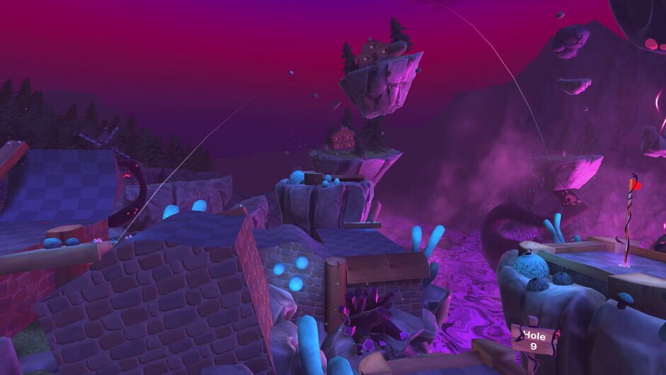 Golf With Your Friends: Corrupted Forest Course Screenshot