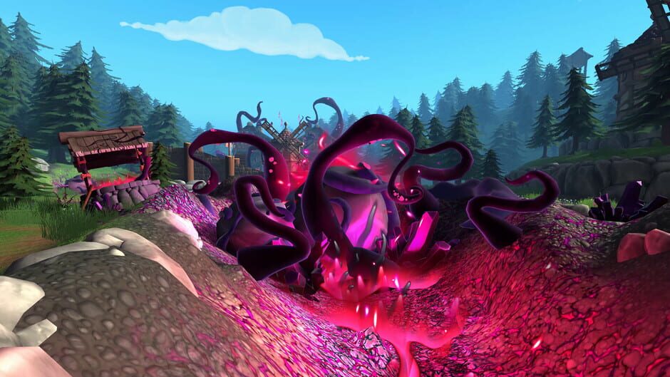 Golf With Your Friends: Corrupted Forest Course Screenshot