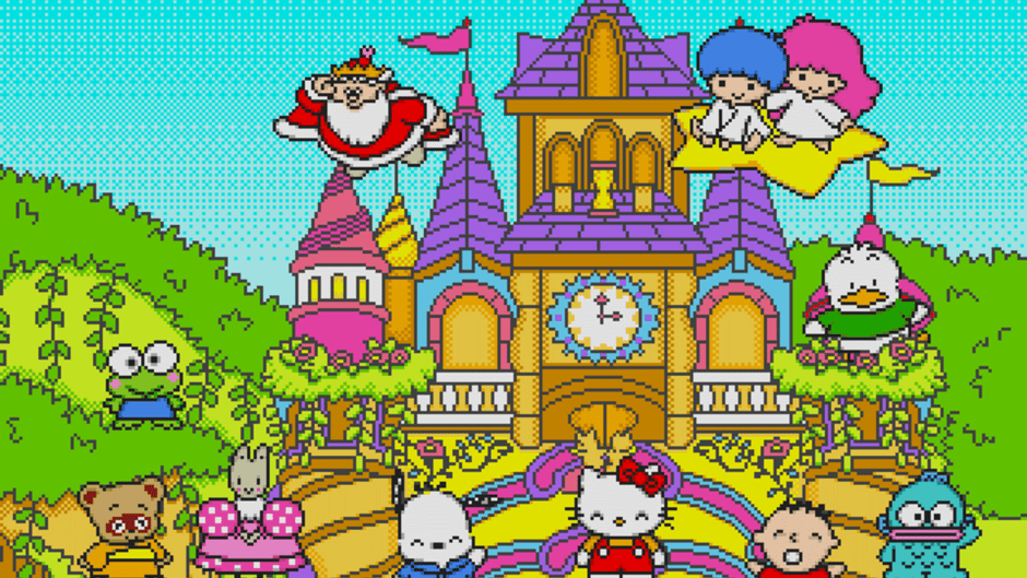 Ai to Yume no Kuni Sanrio Puroland Asobinagara Oboeyou! Hiragana Katakana Screenshot