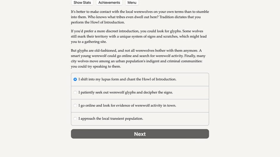 Werewolf: The Apocalypse - The Book of Hungry Names Screenshot