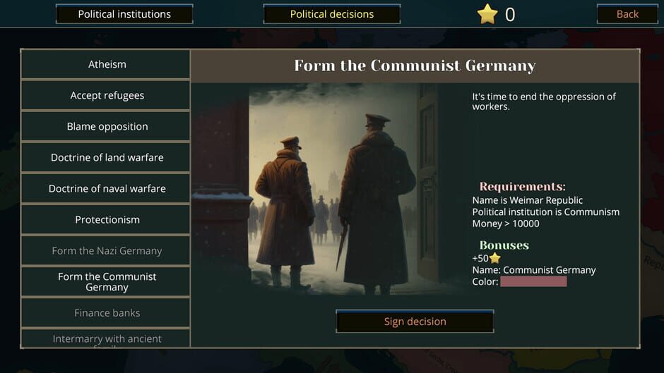 Warnament Screenshot