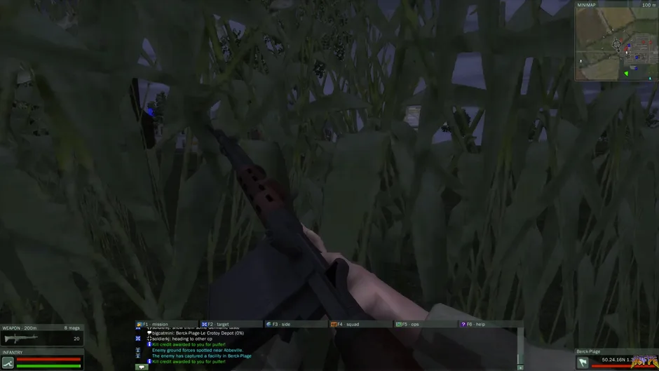 WWII Online, captura de tela 2