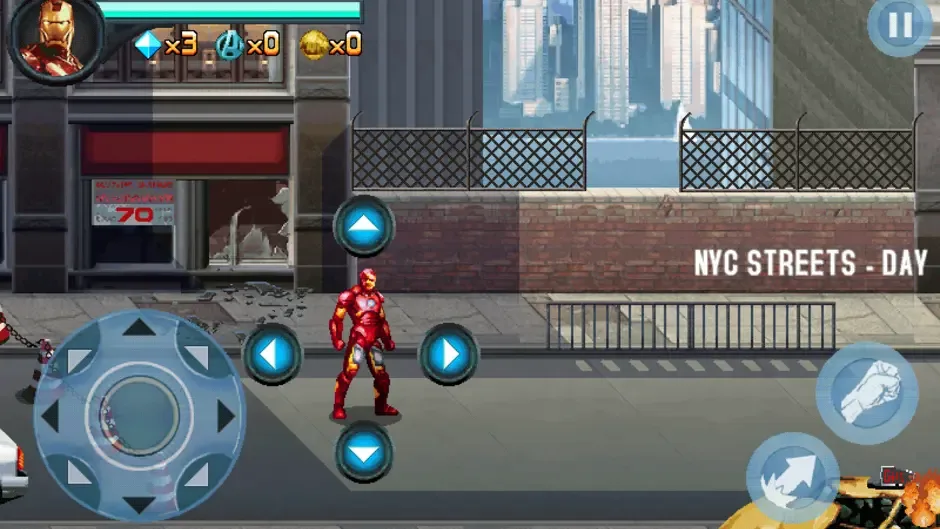 Кадър от The Avengers: The Mobile Game
