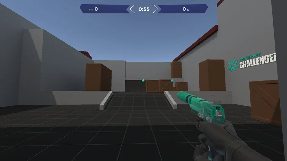 Кадър от Aimlabs