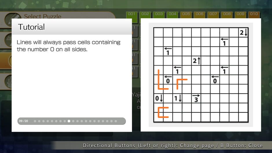 สกรีนช็อตจาก Puzzle by Nikoli S: Yajilin (รูปที่ 6)
