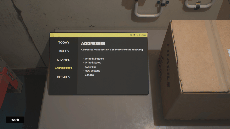Parcel Simulator Screenshot