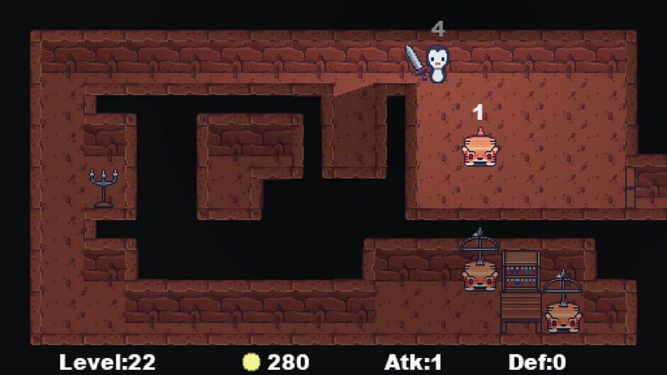 Strategy Game but With a Penguin Who Has a Sword Screenshot