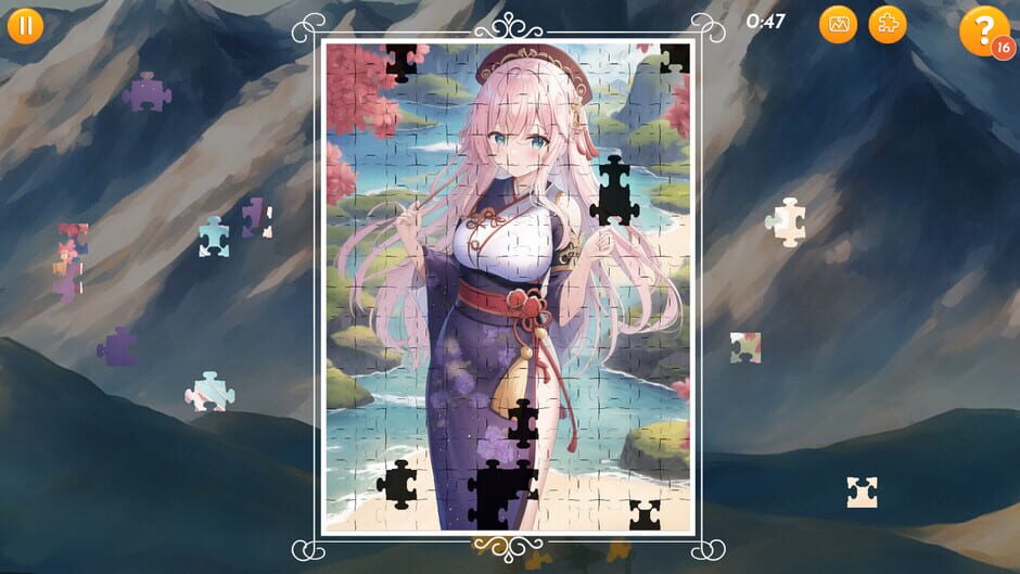 Ultimate Anime Jigsaw Puzzle Screenshot