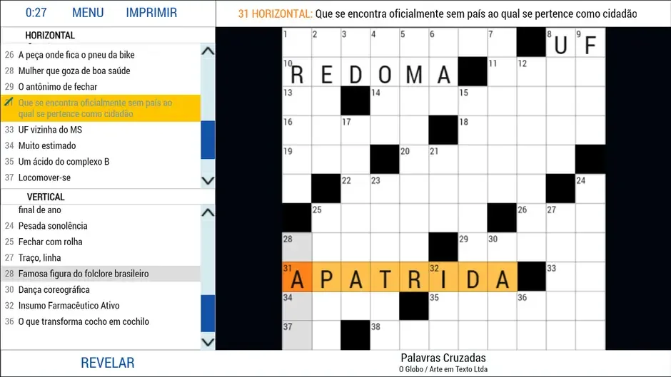 Capture d'écran de l'article