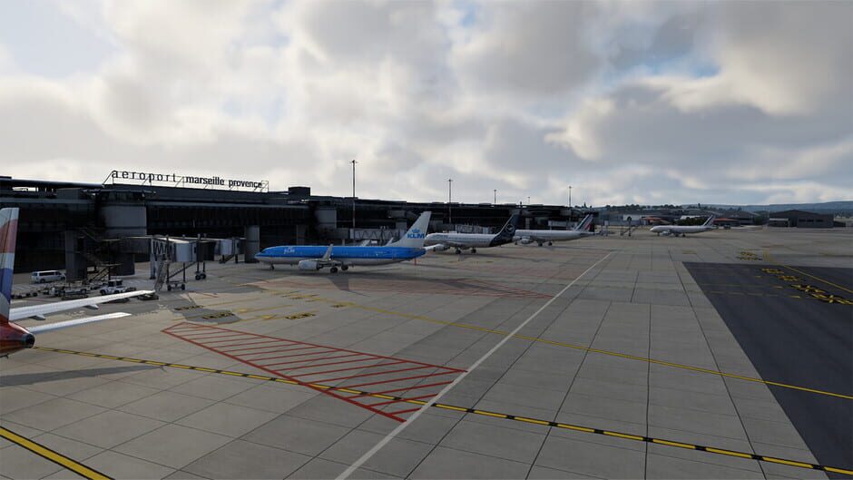 สกรีนช็อตจาก X-Plane 12: Aerosoft - Airport Marseille (รูปที่ 19)