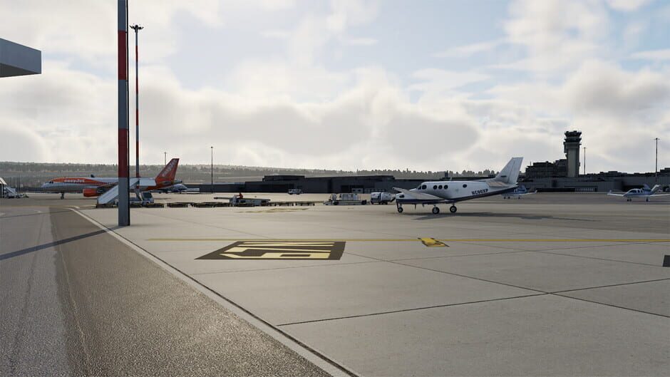 สกรีนช็อตจาก X-Plane 12: Aerosoft - Airport Marseille (รูปที่ 21)