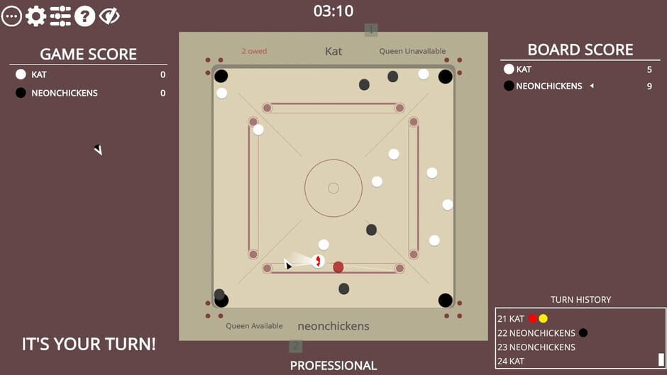 Carrom Slam! Screenshot