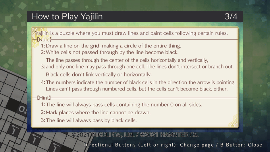 Puzzle by Nikoli S Yajilin Screenshot