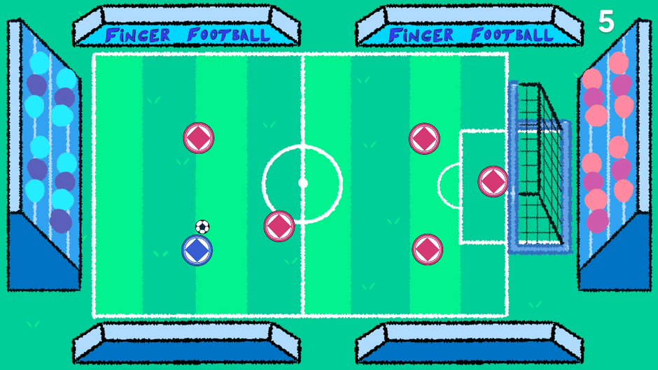 Finger Football: Goal in Two Screenshot