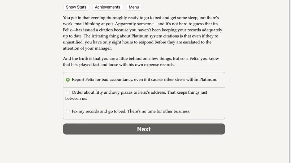 Elite Status: Platinum Concierge Screenshot